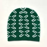 Wholesale Unisex All Over Print Winter Beanie Hats With Custom Embroidery Logo Knitted Running Designer Beanies