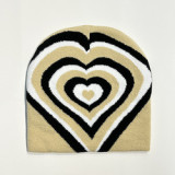 Fashion Jacquard Beanies Caps Wholesale Warm Knit Winter Beanie Hats Unisex Custom Embroidery