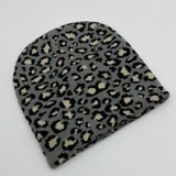 Unsex Adult Winter Hats Leopard Print Cuffed Beanie Thick Knitted Soft Warm Slouchy Skull Ski Cap
