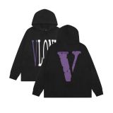 [In stock] High quality VLONE JERRY trendy letter logo printed high street distressed hem hoodie