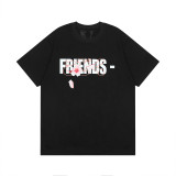Mei Chao Gao Jie Li Gao VLONE FAST Cherry Blossom Limited Big V Printing Casual Loose Short sleeved T-shirt Summer Trend