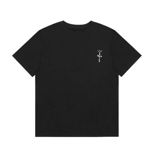 Travis Scott Cactus Jack's chest small foam letter print casual minimalist short sleeved T-shirt