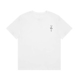 Travis Scott Cactus Jack's chest small foam letter print casual minimalist short sleeved T-shirt