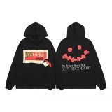 Co branded Tomato Sauce Smiling Face Letter Printed Hoodie Hoodie Winter