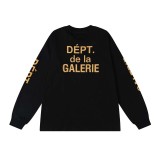 GALLERY DEPT TIDE Back Sleeves Printed Long sleeved T-shirt Loose and Simple Bottom Shirt Unisex Autumn
