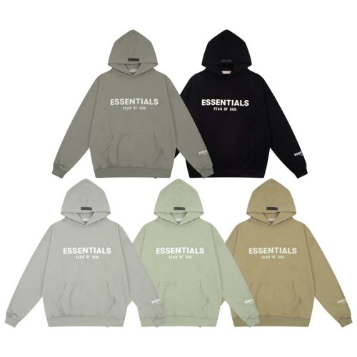 FOG Hoodie Double Thread Season 8 New FEAR OF GOD Chest Letter Hoodie Hoodie for Men and Women