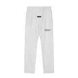 FEAR OF GOD double line ESSENTILAS small label flocked letter printed straight leg casual pants on Meichao High Street