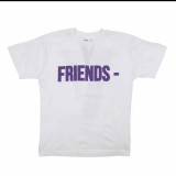 VLONE JERRY purple Miami limited edition large V printed loose casual short sleeved T-shirt for couples