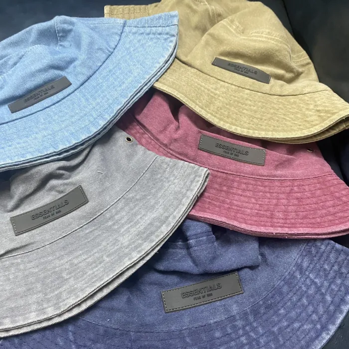 Meichao High Street FOG Worn Out Wash Fisherman Hat FEAR OF GOD Season 8 Retro Casual Hat New Summer