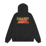 Gallery dept American vintage Vintage vintage print hoodie with distressed print pattern, hooded hoodie in black