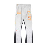 GALLERY DEPT TIDE minimalist letter printed patchwork straight leg casual pants for men and women in all seasons