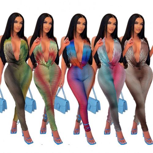 A7251 Hot sale summer boutique clothing ladies jumpsuit elegant plus size jumpsuit women bodycon backless jumpsuits playsuits