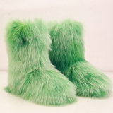 Wholesale of spring new tie dyed suede snow boots by manufacturers, autumn and winter women's outdoor fur boots