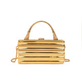 Fashion small ladies party wedding metal frame purse hand bag money women clutch unique chain evening bag