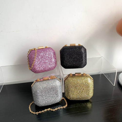 New Style Wedding Purse Small Evening Bag Clutch Clutches Crystal Diamond Mini Evening Bags