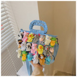Plush Toys Wholesale Tote Ladies Shoulder Bag Canvas Cotton Shopping Handbags