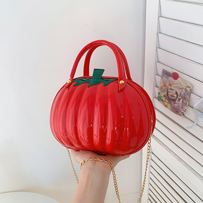 Halloween South New Cartoon Girl Fashion Personality Handheld One Shoulder Chain Crossbody Small Round Bag
