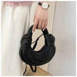 ClutchShoulder Bag Luxury Bread Knotted Cross-body Lady Evening Bag Women Handbag Hobo Bag