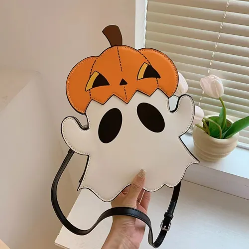 Crossbody bags handbags ladies funny pumpkin shaped halloween bags purses