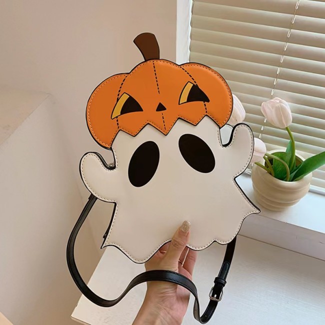 Crossbody bags handbags ladies funny pumpkin shaped halloween bags purses