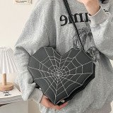 Halloween Personalized Small Bag New Forest Soft Girl Trend Instagram One Shoulder Double Shoulder Love Bag PU