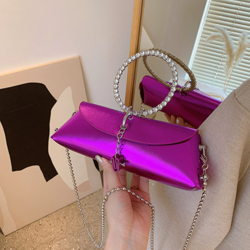 Woman Bag Luxury Design New Diamond Handbag Leather Purse Small Shoulder Bags for Women