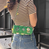 Women's Luxury Designer Handbags Small Chain Barrel Shaped Diamond Lattice Bags for Women Camellia Shoulder Crossbody Bags