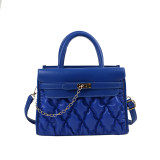 Women's Bag New Korean Fashion Folded Personalized Large Capacity Handheld Candy Color Crossbody Tote Bag PU