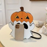Crossbody bags handbags ladies funny pumpkin shaped halloween bags purses