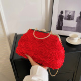 Factory Wholesale Handbags  Lady Flower Chain Bags Lady Design Purses For Females