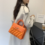 Women's Bag New Korean Fashion Folded Personalized Large Capacity Handheld Candy Color Crossbody Tote Bag PU