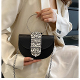 Wedding Party Trendy Women Crystal Diamond Handbags Designer Luxury Pink Evening Round Ring Evening Clutch Purses