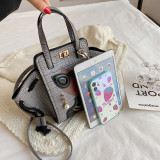 PU internet celebrity personality small bag for women's new Korean version fashionable glasses, beautiful hip-hop Instagram single shoulder handbag