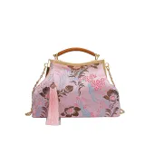 New Chinese style embroidered thread texture, fashionable tassels, personalized hand-held single shoulder women's crossbody dinner bag