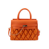 Women's Bag New Korean Fashion Folded Personalized Large Capacity Handheld Candy Color Crossbody Tote Bag PU