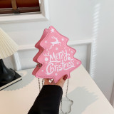 Whwinter new Christmas tree bags chain fashion trend all ins single shoulder crossbody word mother-daughter bag