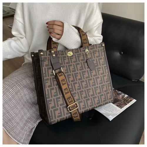 Famous Brands Ladies Hand Bags Leather Women's Leisure Shoulder Messenger Bag Pu Leather Handbag Women's Tote Bags