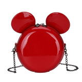 New women cartoon cute chain small round handbag all match messenger shoulder bag wholesale