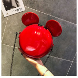 New women cartoon cute chain small round handbag all match messenger shoulder bag wholesale