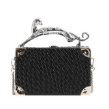 New Korean version of fashionable and retro texture for women's bags. Instagram small fragrant diamond grid hand-held crossbody box bag
