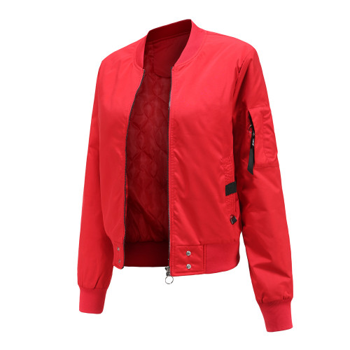 New Euro size solid color flying jacket