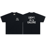 Outer Single Gallery Dept Classic Letter Basic Slogan Logo Printed Short Sleeve American High Street T-shirt Pure Cotton