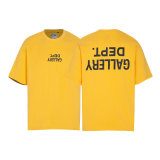 Outer Single Gallery Dept Classic Letter Basic Slogan Logo Printed Short Sleeve American High Street T-shirt Pure Cotton