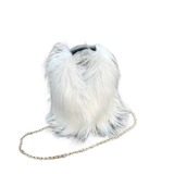 Faux Mongolian Fur Factory Outlet Ladies Faux Sheepskin Plush Handbag Long  Sheepskin Handbag