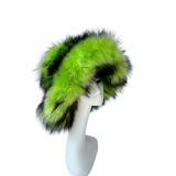 Faux Raccoon Fur Hat Fuzzy Women Winter  Multicolor Soft High Quality Fashion Warm Hats