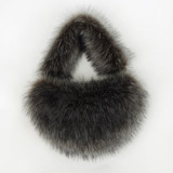 Winter  Multicolor Soft High Quality Fashion Warm Hats Faux Raccoon Fur Hat bag sets Women