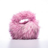 Faux Raccoon Fur Hat bag sets Women Winter  Multicolor Soft High Quality Fashion Warm Hats