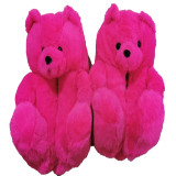 Bear Slipper  Fast Shipping Free Size Lovely Comfortable Animal Indoor Home Shoes Plush Teddy Bear Slipper