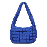 New Arrival Winter Padded Polyester Quilted Fabric Women Handbag Cross Softness Unique High Quality Bag