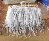 Fashion Ostrich Fur Feather Wallet Clutch Tote Bag Ladies Evening Clutch Diamond Knuckle Rings Dinner Party Purse